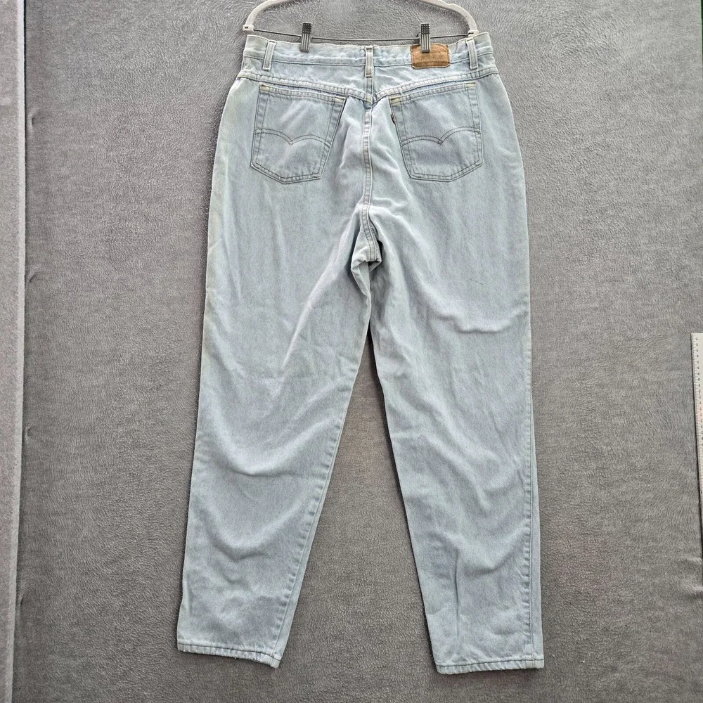 VINTAGE Levi's 900‎ Women Jeans 18 Blue Denim Mom High Rise Silver Tab 90s USA
